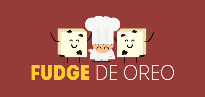 Curta com sabor ensina com uma animação como fazer Fudge com Oreo. Ingredientes: Leite condensado, chocolate branco e oreo